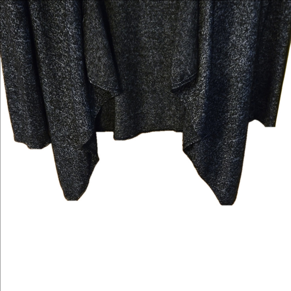 Free Kisses Open Front Waterfall Cardigan Lightweight Marled Women size Small - Picture 3 of 9